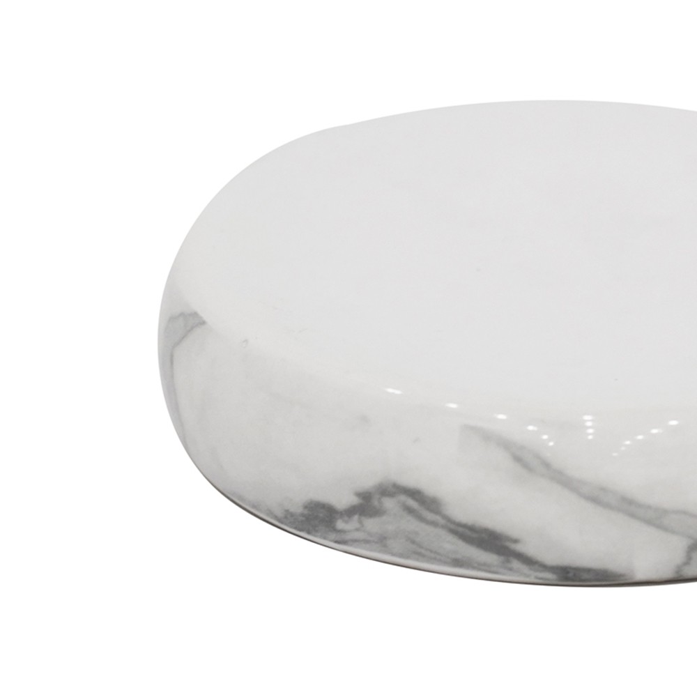 Khay đựng xà phòng | JYSK Jonstorp | gốm màu đá cẩm thạch | DK11.5x2.5cm