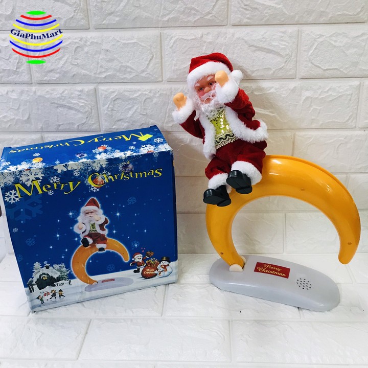 Ông Già Noel Ngồi Trên Cung Trăng - Đồ Chơi Ông Già Noel Phát Nhạc