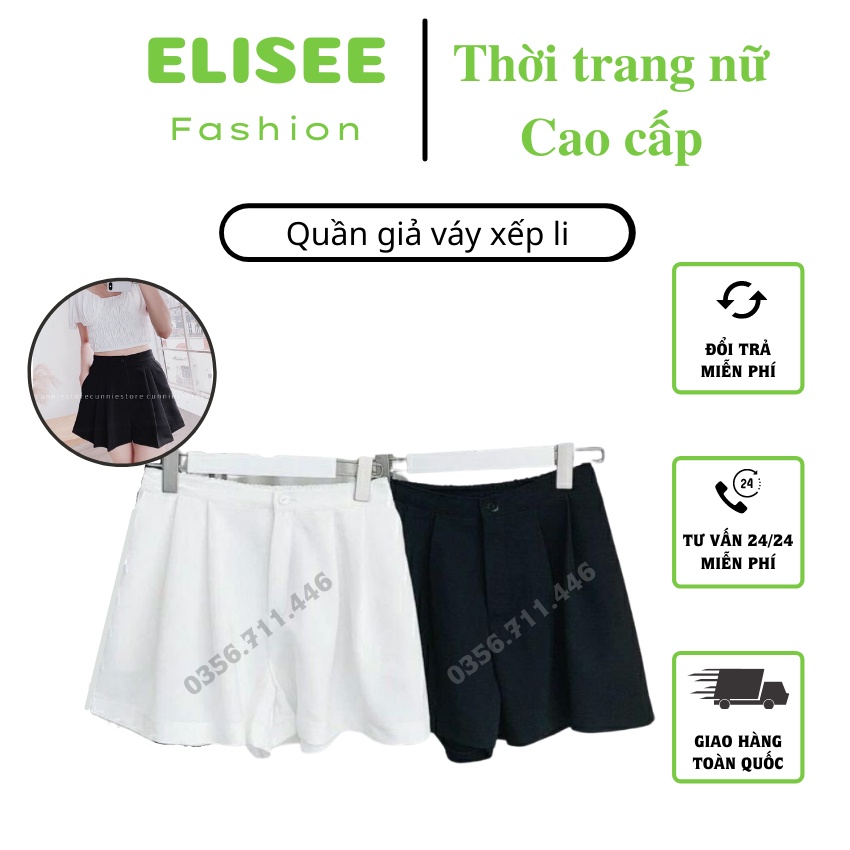 Quần giả váy xếp li 💥 MẪU MỚI NHẤT 💥 quần giả váy chất vải tuyến mưa mặc tôn dáng siêu xinh