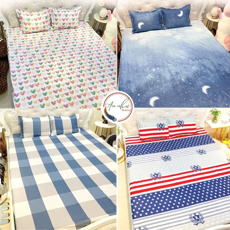 Ga trải giường 💖m6/m8💖 drap giường poly, ga trải giường  An Như Bedding( chưa kèm vỏ gối) -Ht home | BigBuy360 - bigbuy360.vn