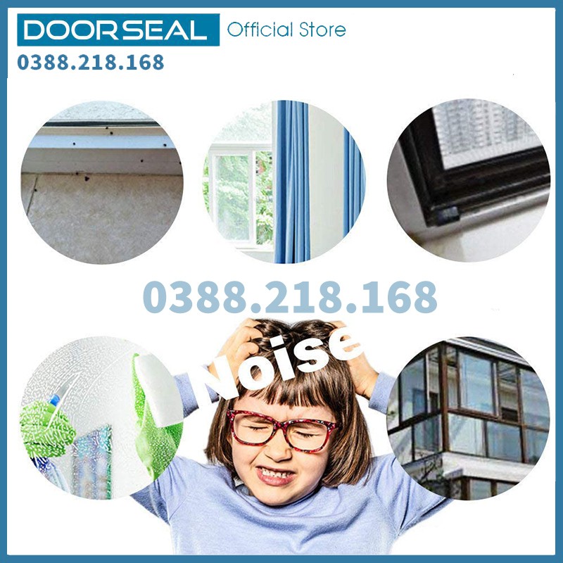 2m Ron Chân Cửa Cao Su Loại Cải Tiến Dán Chống Bụi Côn Trùng (Size 60,110mm)  - DOORSEAL™ (Vietnam)