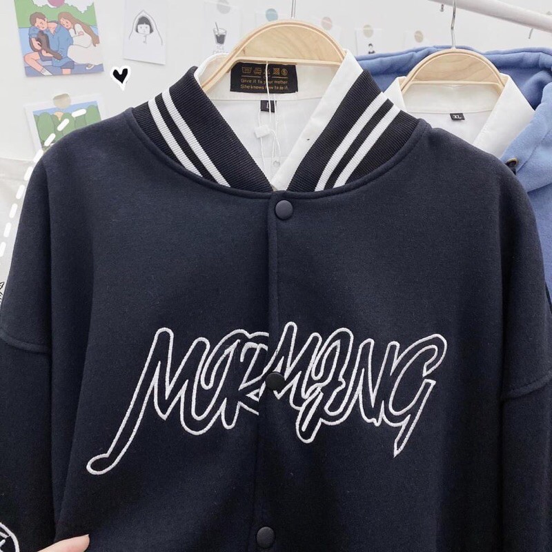 [Mã SKAMA06 giảm 8% tối đa 50K đơn 250K] Áo Bomber Nỉ Lót Bông MR MING Unisex | BigBuy360 - bigbuy360.vn