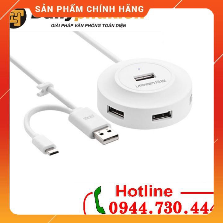 Bộ chia USB 2.0 4 cổng có hỗ trợ OTG Ugreen 20271 dailyphukien