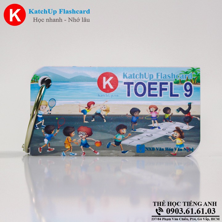 Bộ KatchUp Flashcard – Thẻ học TOEFL B – 3 loại giấy