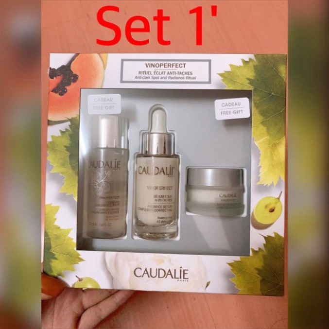 Set serum Caudalie vinoperfect 3 món Y86