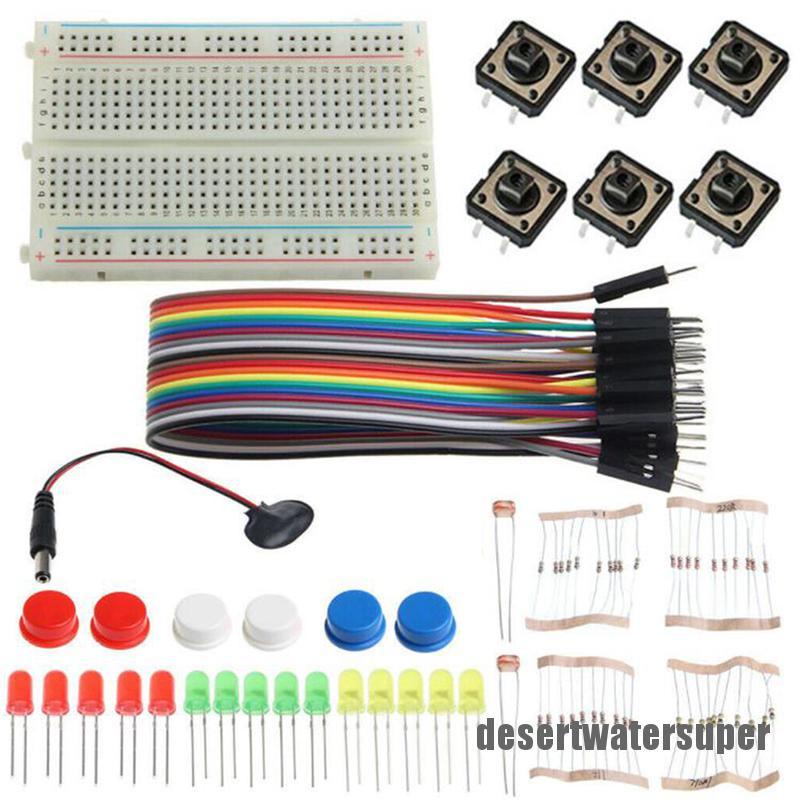 DSVN Electronic Starter Kit R3 Mini Breadboard LED Jumper Wire Button for Arduino DIY
