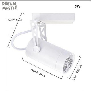 Đèn led thanh ray 3w - Đèn rọi ray 3w