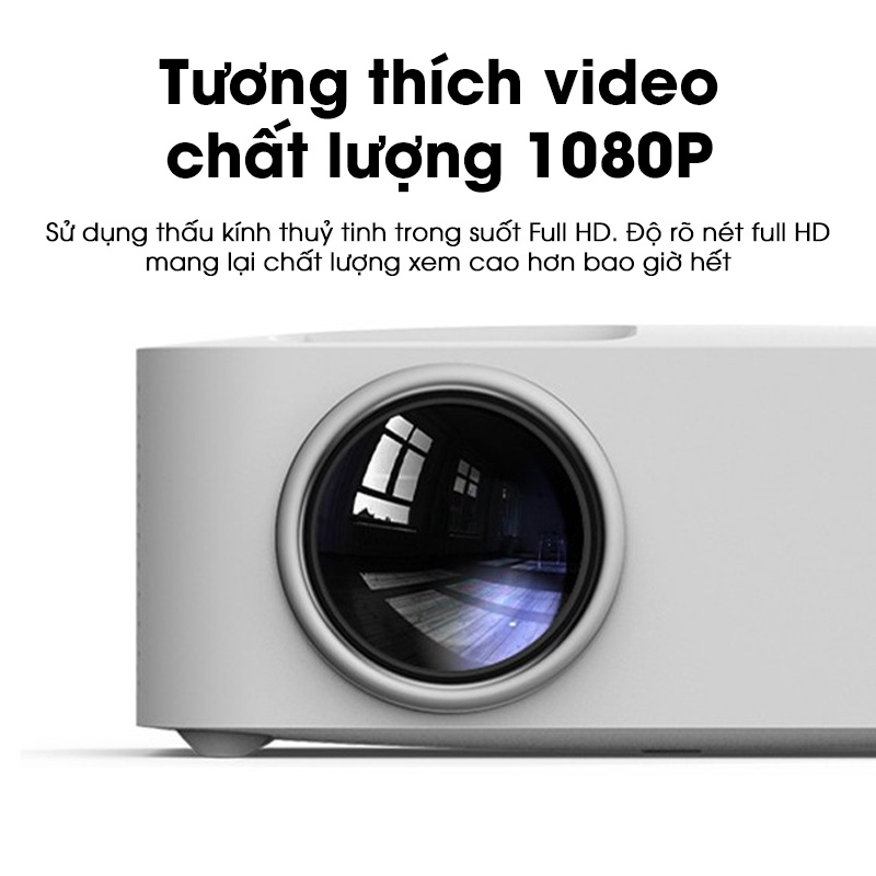 Máy chiếu thông minh Wanbo X1 Pro Chính Hãng Bản quốc tế Full HD 1080p Hệ điều hành Android 9.0 Rạp phim tại nhà