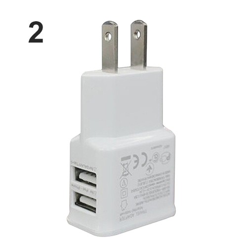 Thiết bị sạc 2 cổng USB 5V 2.1A dành cho Samsung iPhone iPad iPod