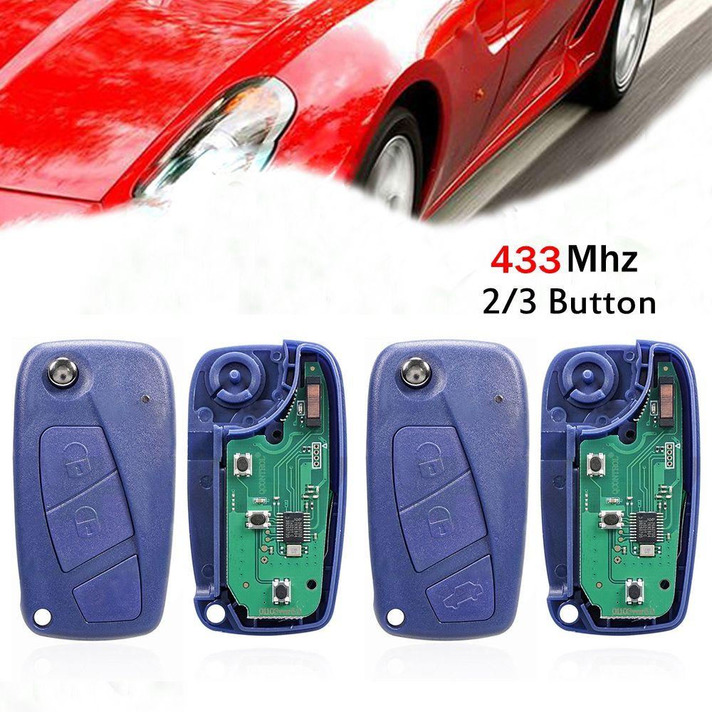 Chìa Khóa Điều Khiển Từ Xa 433MHz Cho FIAt 500 Panda Punto Bravo