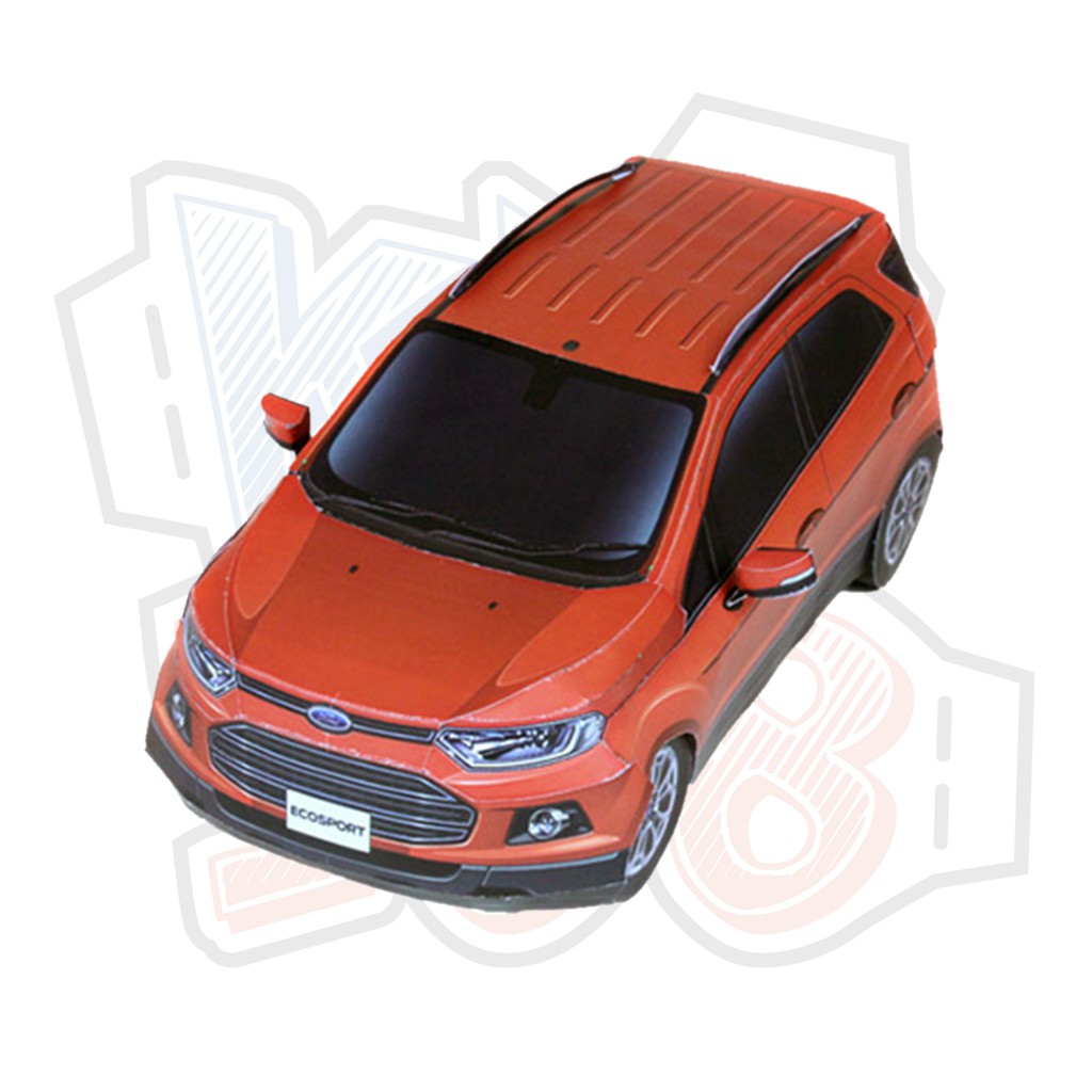 Mô hình giấy xe ô tô Ford Ecosport