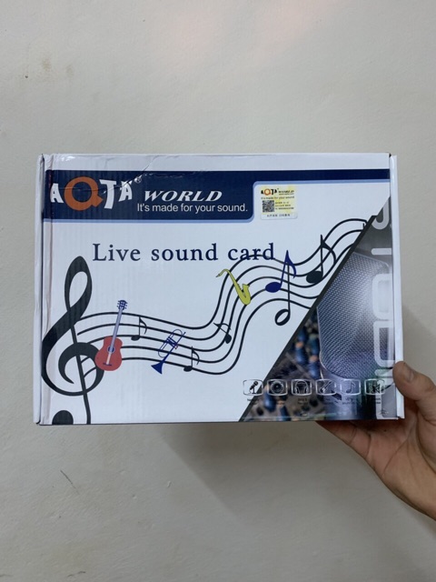Sound card V11 thế hệ mới nhất của hãng AQTA- bảo hành 6 tháng đổi mới