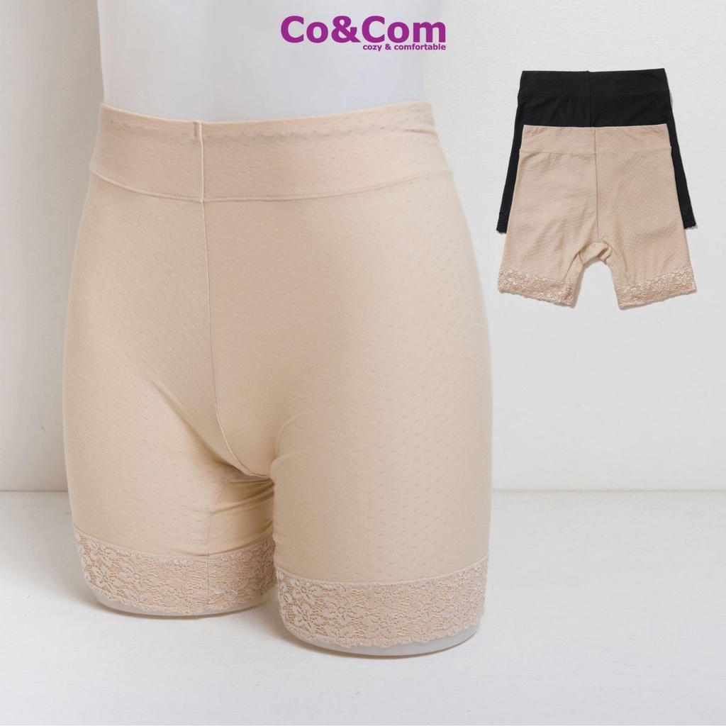 Quần Mặc Trong Váy Cotton Thông Hơi Co&amp;Com Co Giãn Siêu Thấm Hút QV5155