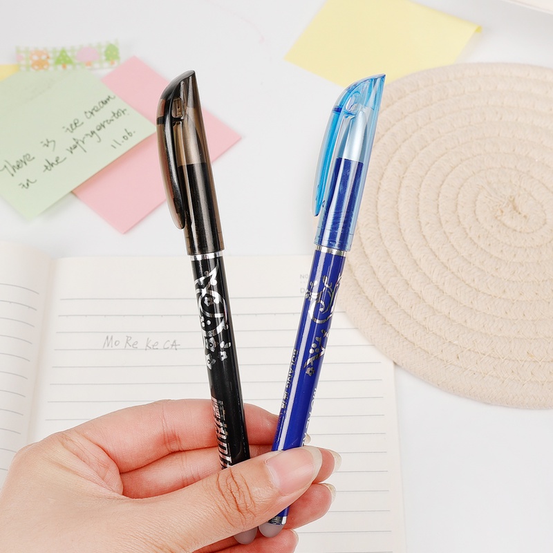 Bút Bi Mực Đen Ngòi 0.5mm Có Thể Tẩy Xóa Tiện Dụng Cho Học Sinh