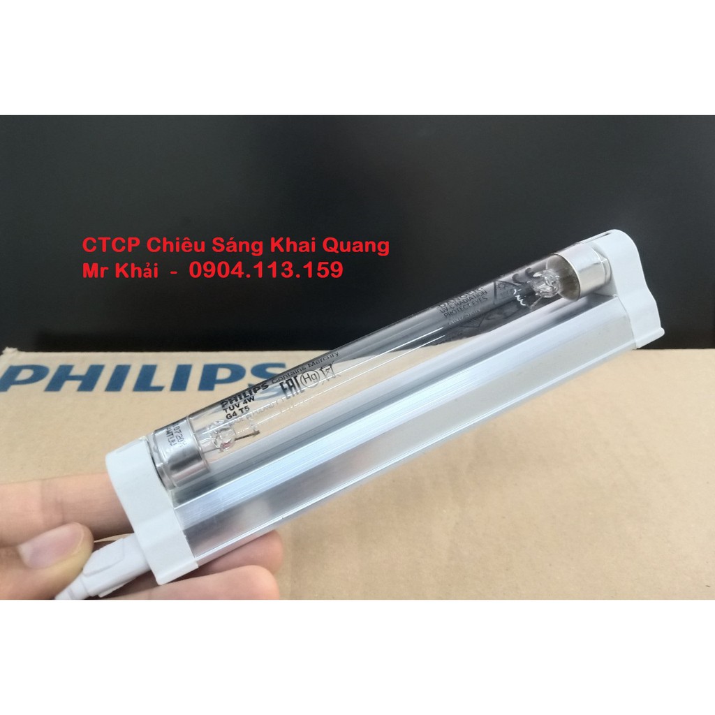 Bộ đèn UV diệt khuẩn mini TUV 4W Philips