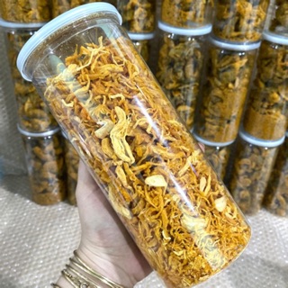 300g khô gà bơ tỏi lon pet