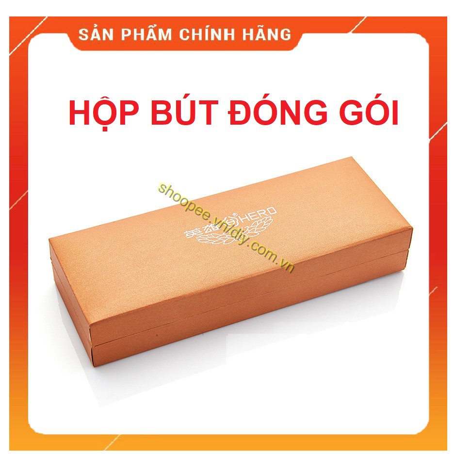 🚚 CHÍNH HÃNG - Bút Máy Hero Mũi Tên Vàng Ký Tên, Thư Pháp, Ký Họa - Tặng 1 Ngòi Cong + 1 Ngòi Thẳng 🚚Quà Tặng