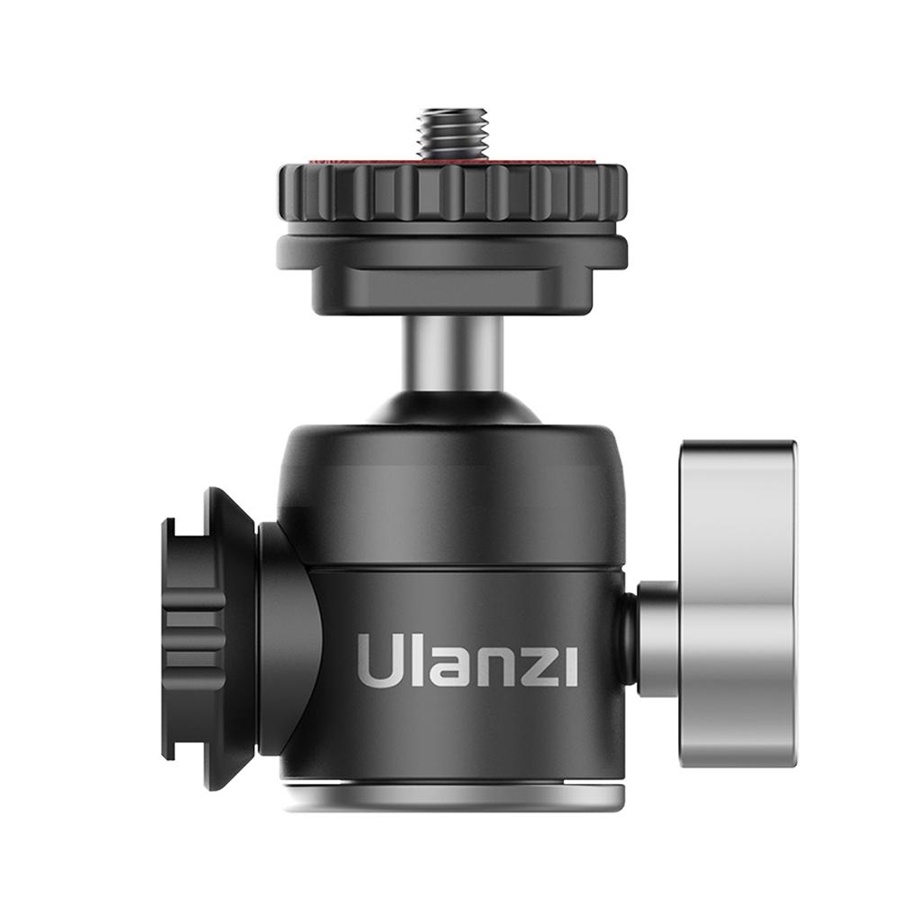 Ulanzi U-60 - Ballhead Kim Loại Xoay 360° Dành Cho Tripod Và Máy Ảnh | Hàng Chính Hãng