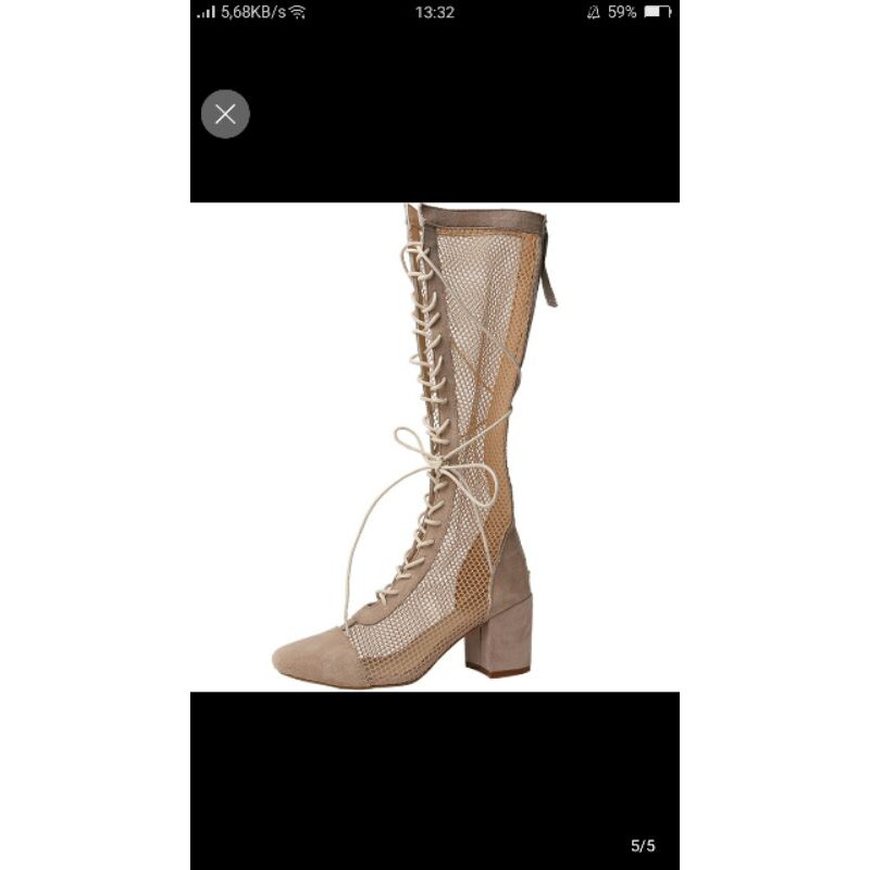 Order 7-15 ngày bốt lưới buộc dây cao 7p kèm ảnh thật | BigBuy360 - bigbuy360.vn