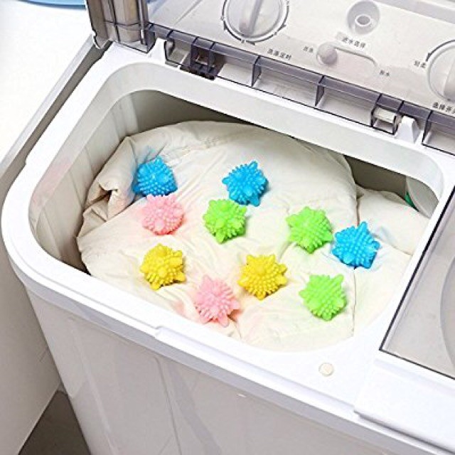 Set 10 bóng giặt đồ trong máy giúp cải thiện và tách quần áo hiệu quả