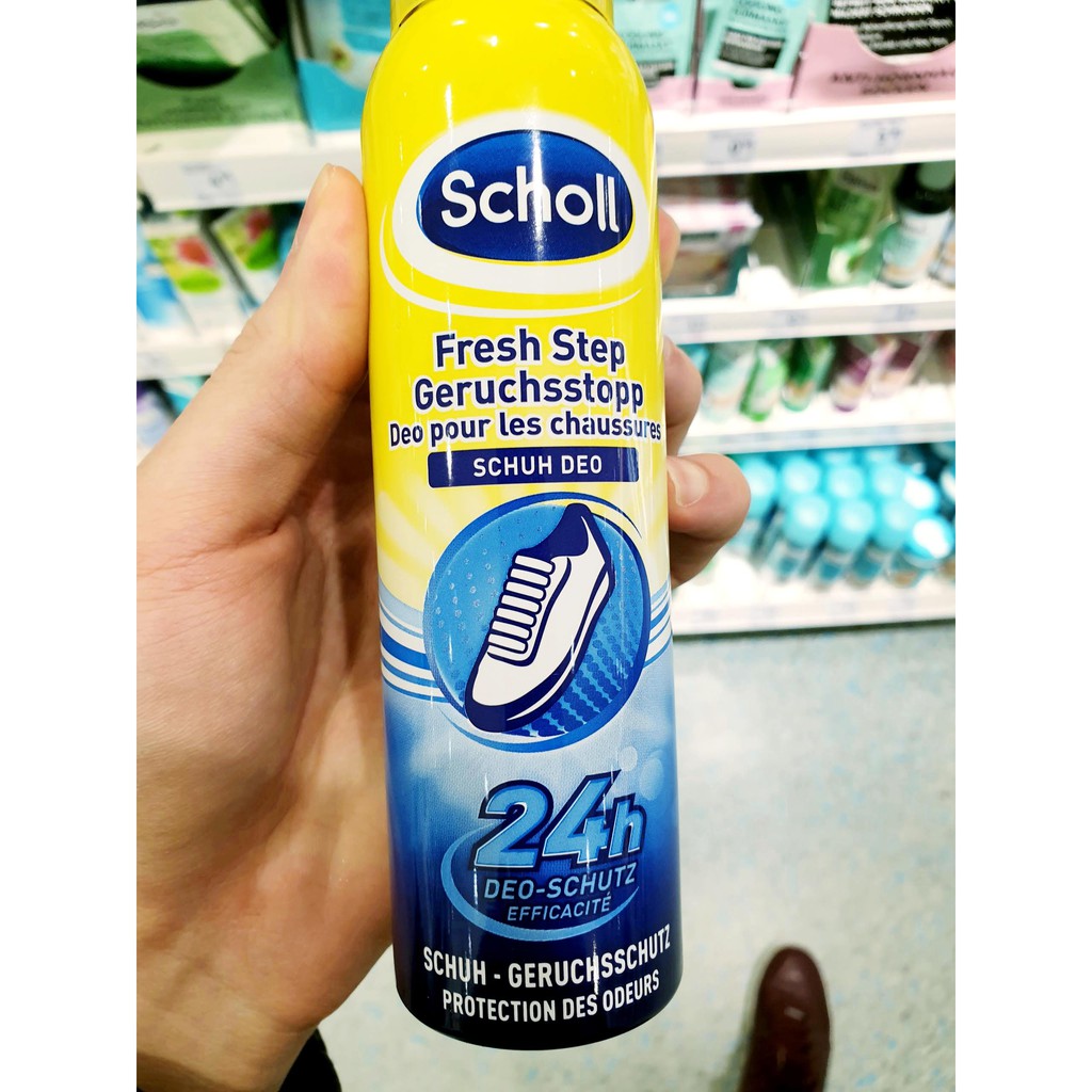 Xịt Khử Mùi Hôi cho Giày và Chân Scholl Fresh Step lọ 150 ml [Hàng nội địa Authentic Đức] | BigBuy360 - bigbuy360.vn