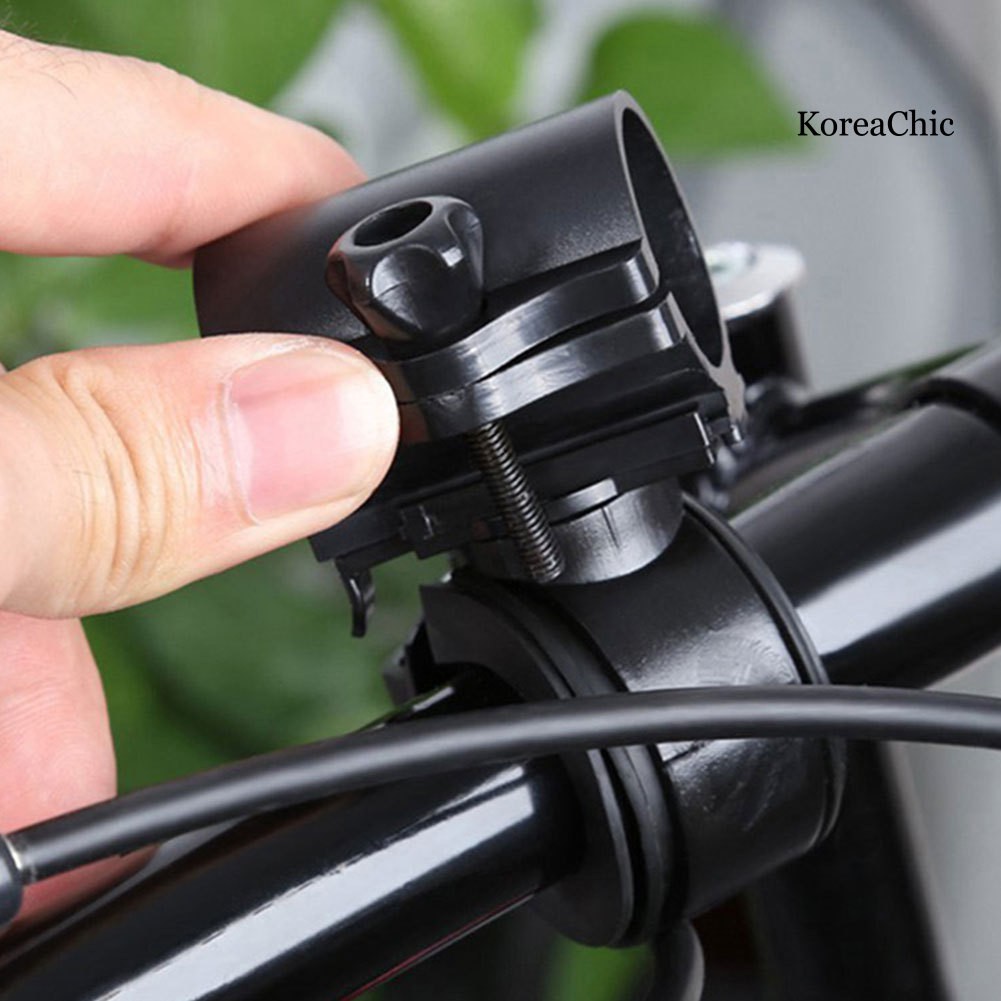 Giá đỡ đèn pin xoay 360 độ cho xe đạp