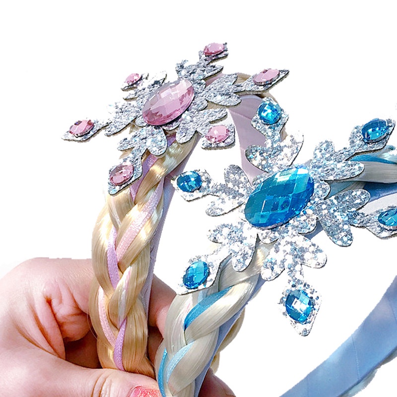 Phụ Kiện Tóc Giả Hóa Trang Công Chúa Hoạt Hình Frozen