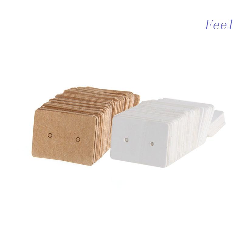 Bộ 100 Thẻ Tag Giấy Mini Gắn Bông Tai