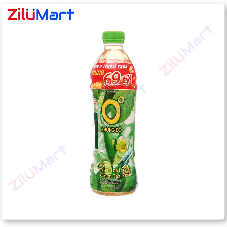 Nước trà xanh Không Độ  loại 455ml