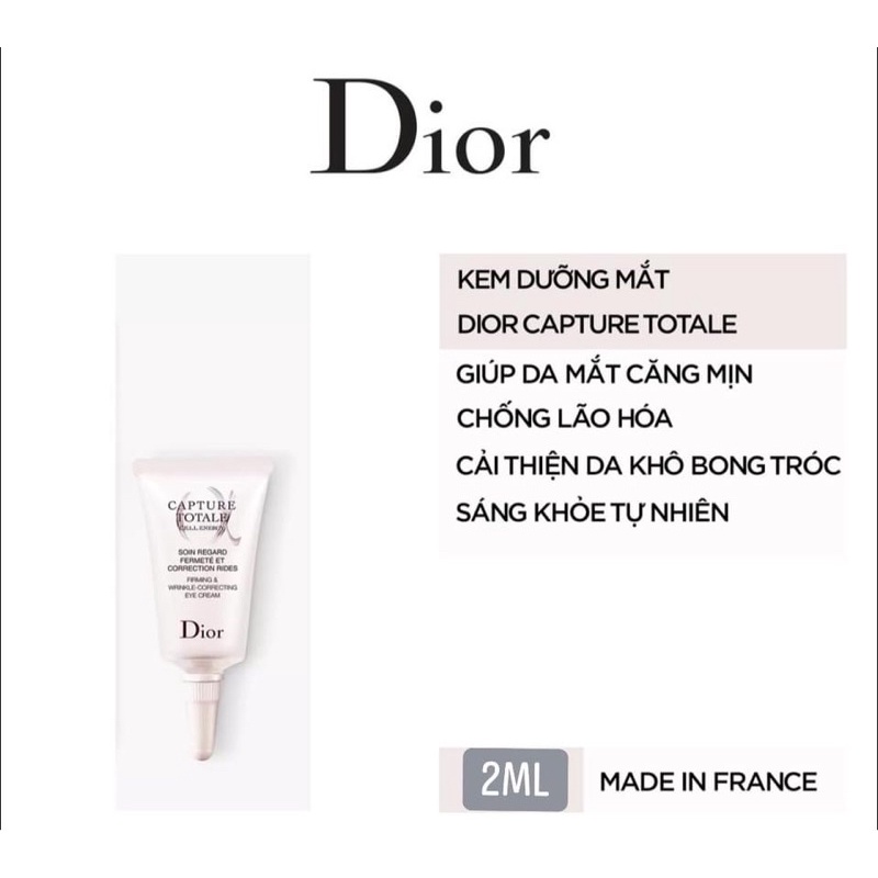 Kem mắt DIOR Capture Totale Cell Energy - mini 2ml