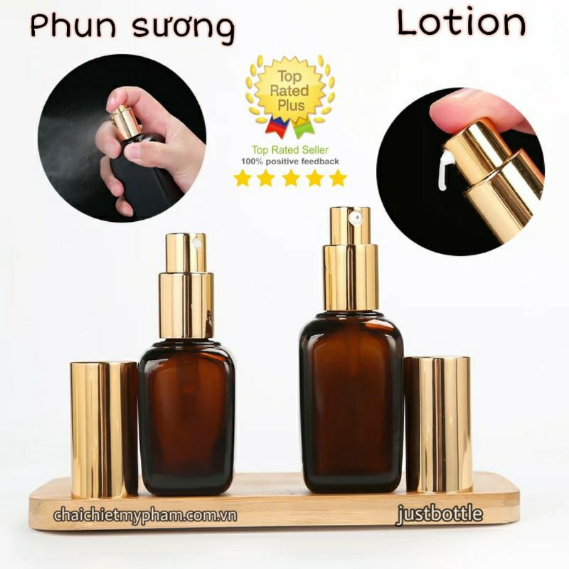 CHAI THỦY TINH XỊT PHUN SƯƠNG 10ml 15ml 20ml 30ml 50ml 100ml, LỌ CHIẾT MỸ PHẨM nhỏ DẠNG XỊT ĐỰNG TINH DẦU NƯỚC HOA