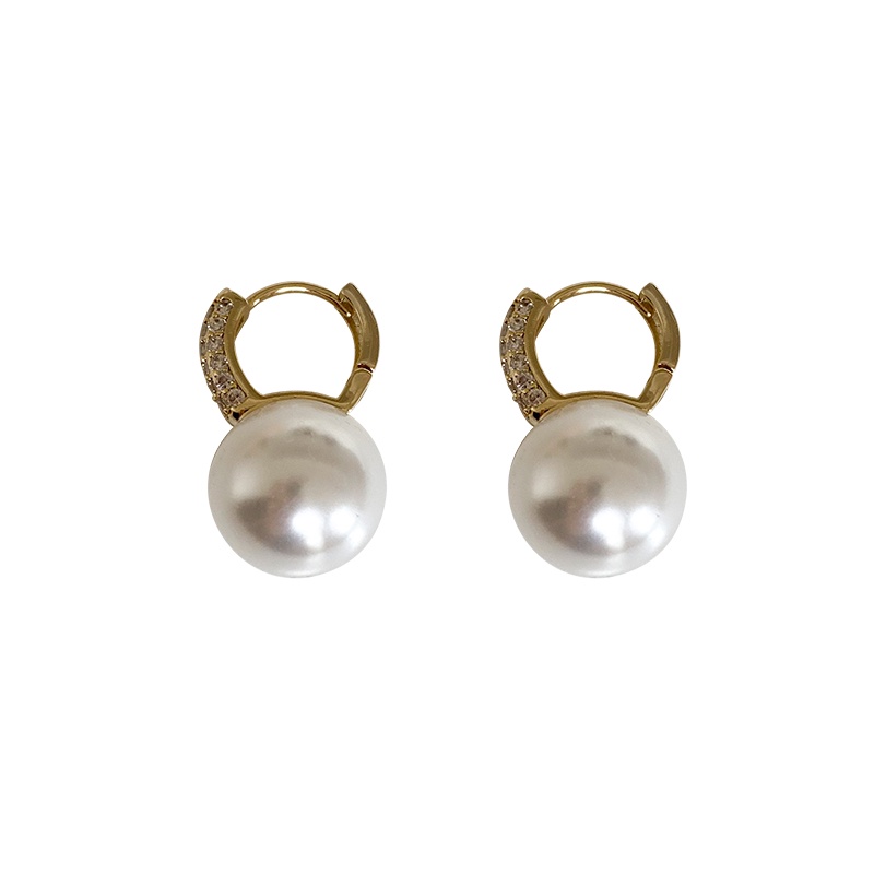 Chất Lượng Cao!Bông Tai Đính Đá Và Ngọc Trai Nhân Tạo Sang Trọng Phong Cách Hàn Quốc Thời Trang Cho Nữ 2022