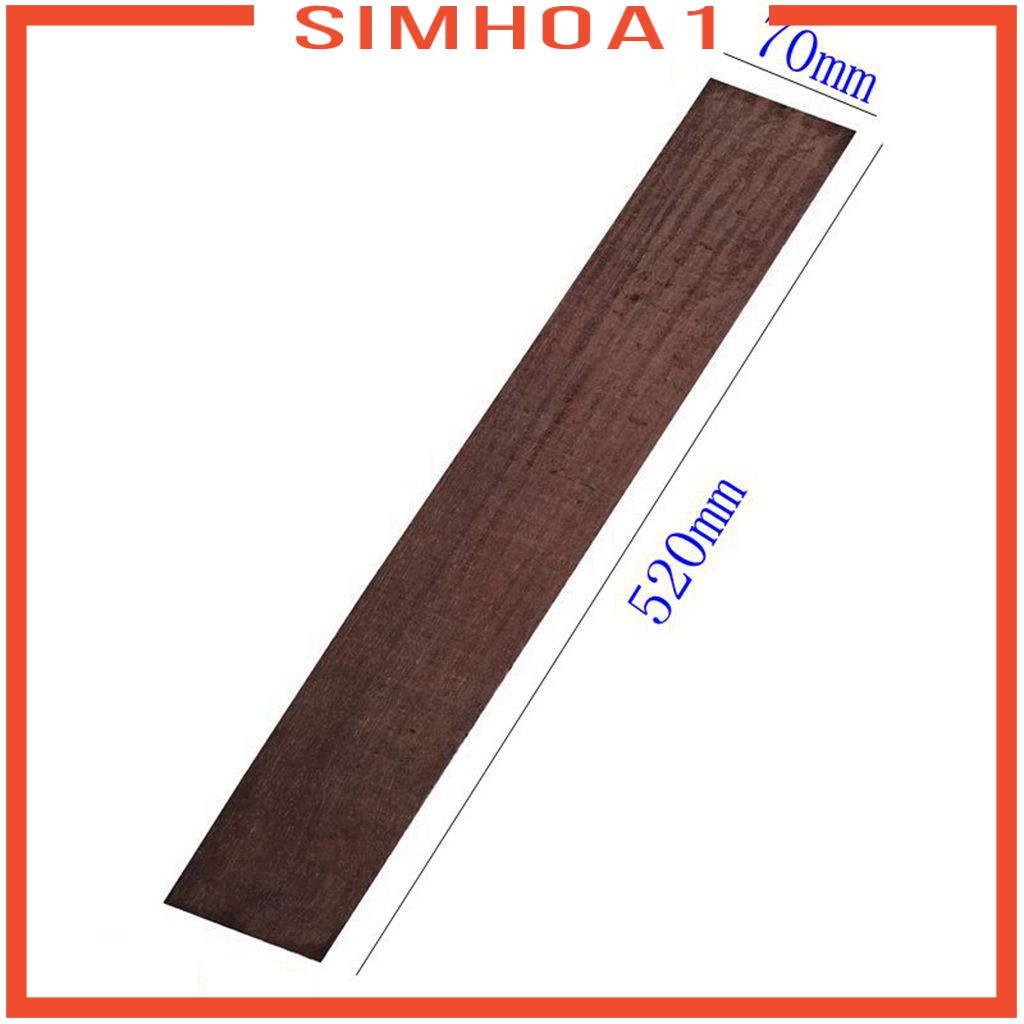 [SIMHOA1] Wooden Guitar Fretboard Fingerboard Blank Classical Guitar DIY Accessories