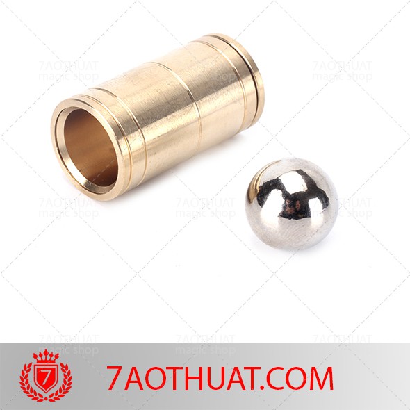 Đồ chơi ảo thuật thú vị: Ball &amp; Tube Mystery (Brass)