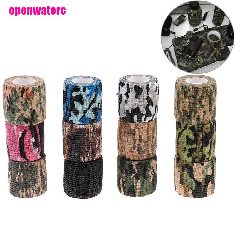 1 Cuộn Băng Dính Ngụy Trang Ngụy Trang Săn Bắn Chống Nước 5Cm X 4.5M