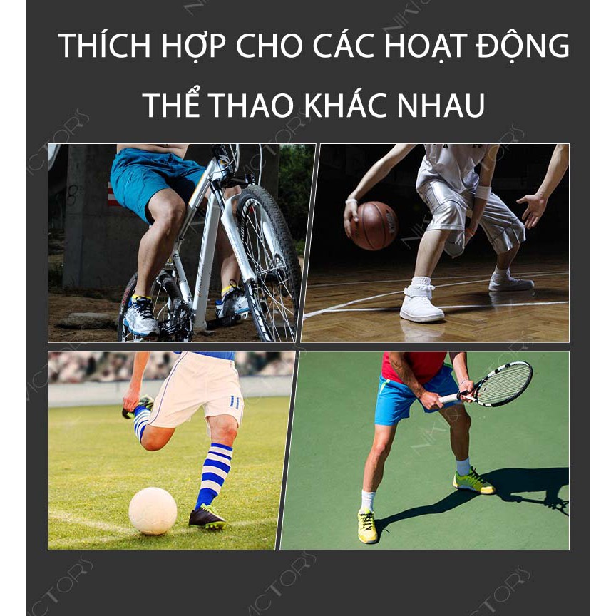 Bó Gối Thể Thao Đàn Hồi Đa Chiều Băng Thun Đầu Gối Bảo Vệ Đầu Gối Khi Chơi Thể Thao Đai Gối Thể Thao