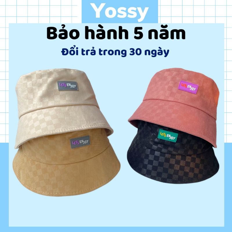 Mũ bucket Caro Let Enjoy unisex phong cách Hàn Quốc ❤ Nón bucket tai bèo nam nữ cao cấp