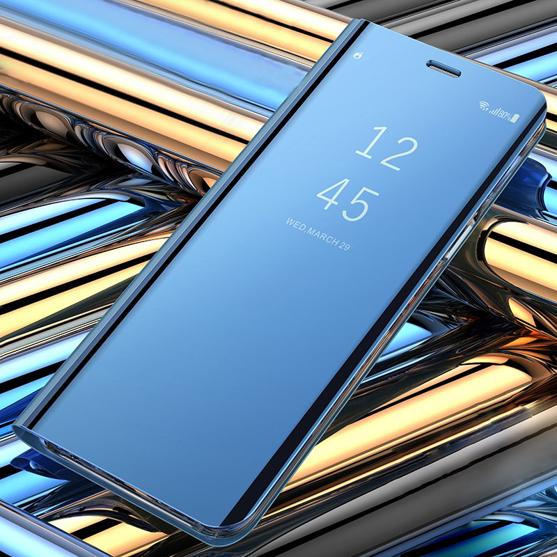 Ốp điện thoại nắp lật gương thông minh cho Samsung Galaxy S8 S9 Plus S7 Edge S8 Plus Note5 Note8 Note9