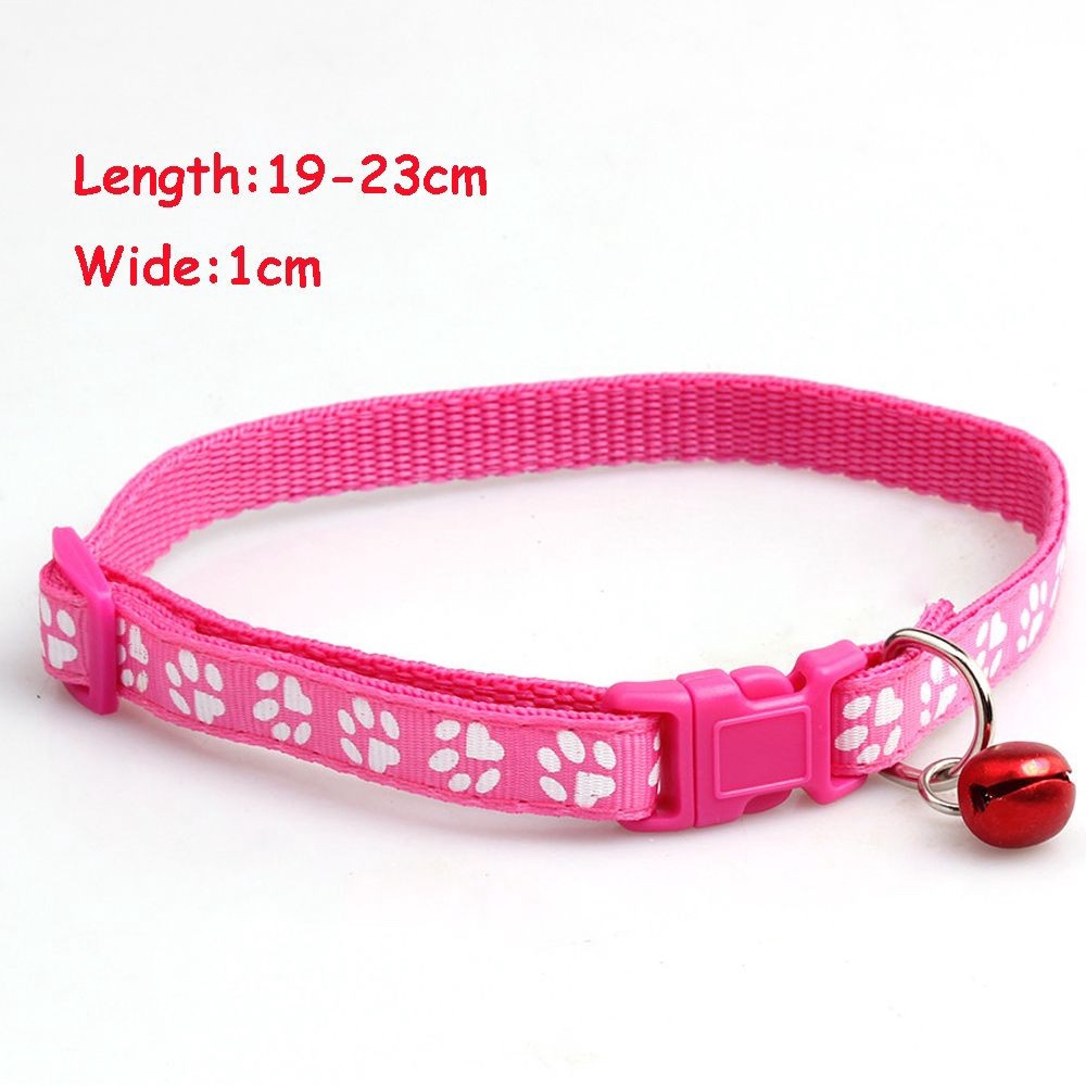 Vòng cổ họa tiết dấu chân đáng yêu cho thú cưng
