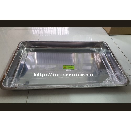 Khay mâm inox sâu – Mâm sâu hình chữ nhật đựng thức ăn, buffet đủ size
