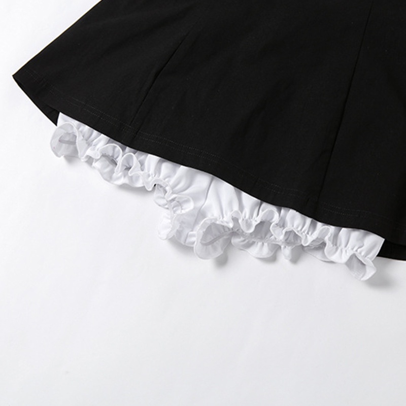Quần ngắn lưng cao phong cách Lolita thời trang cho nữ