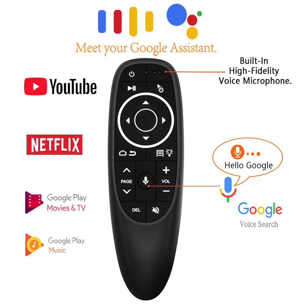 Điều Khiển Không Dây KEBIDUMEI Bằng Giọng Nói G10 Cho Android Tv Box