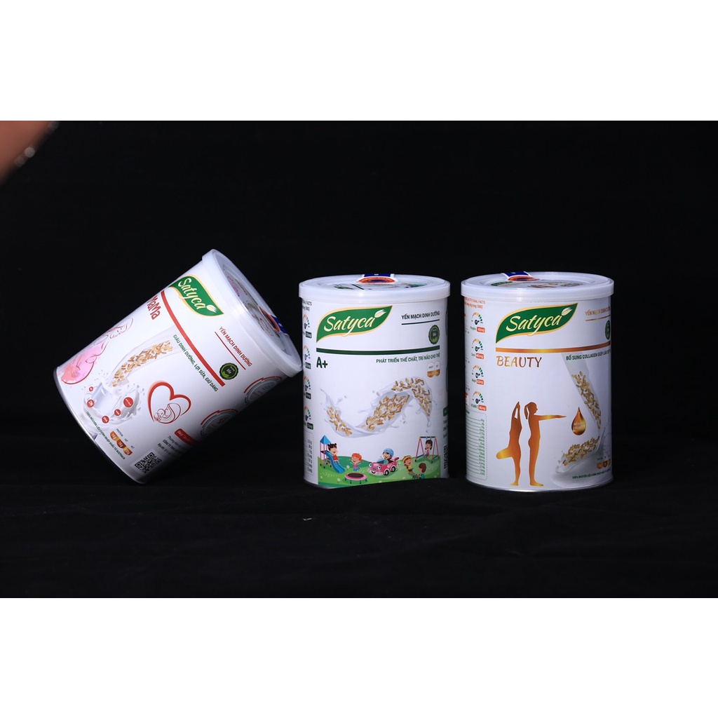 Sữa yến mạch Satyca Gold bữa ăn vàng cho người cao tuổi hộp 410g