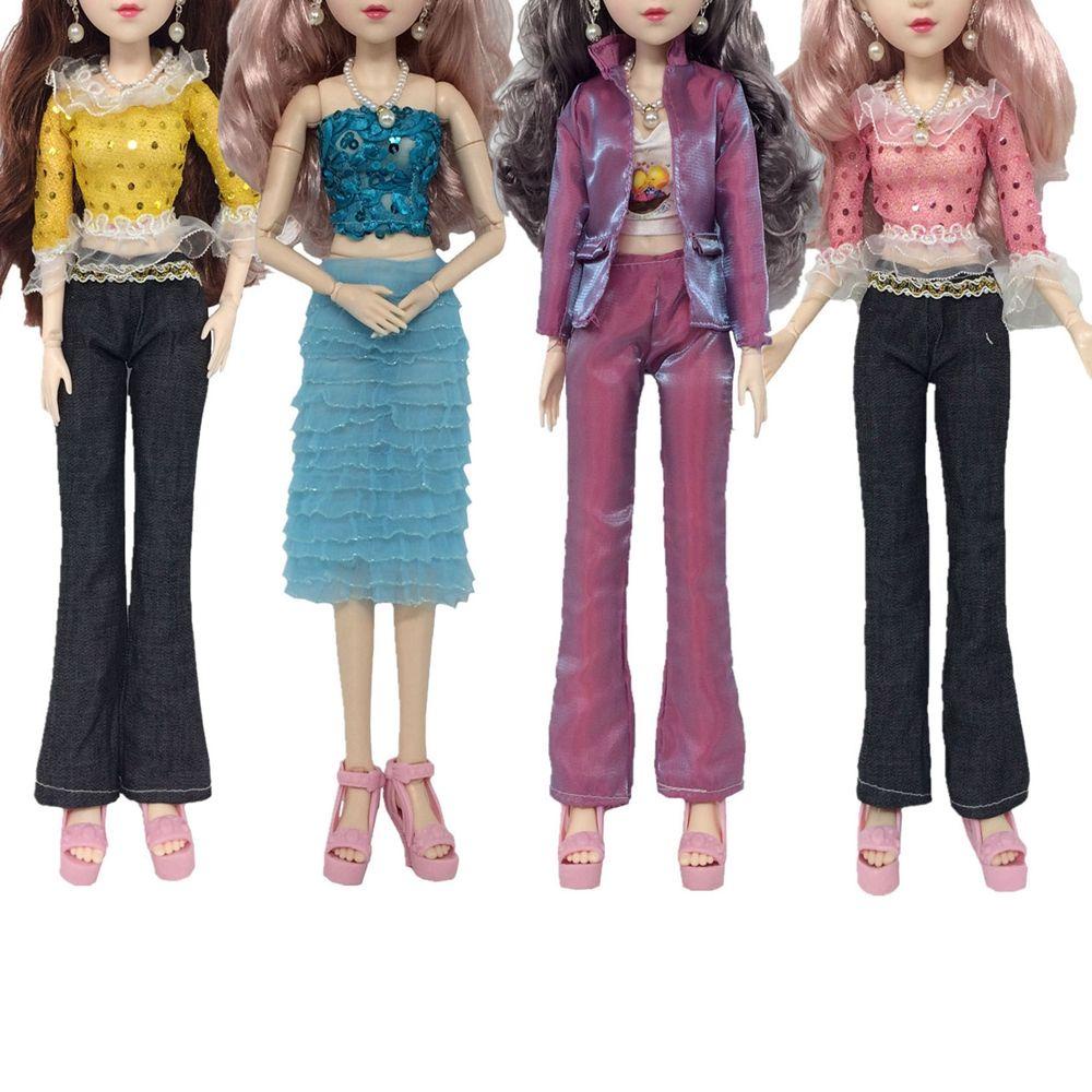 Đầm Búp Bê 30cm Màu Cầu Vồng