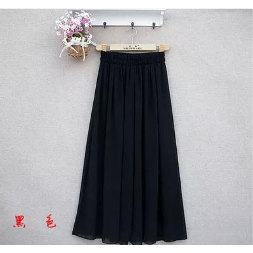 Quần dài chất Chiffon thiết kế dáng rộng che khuyết điểm | BigBuy360 - bigbuy360.vn