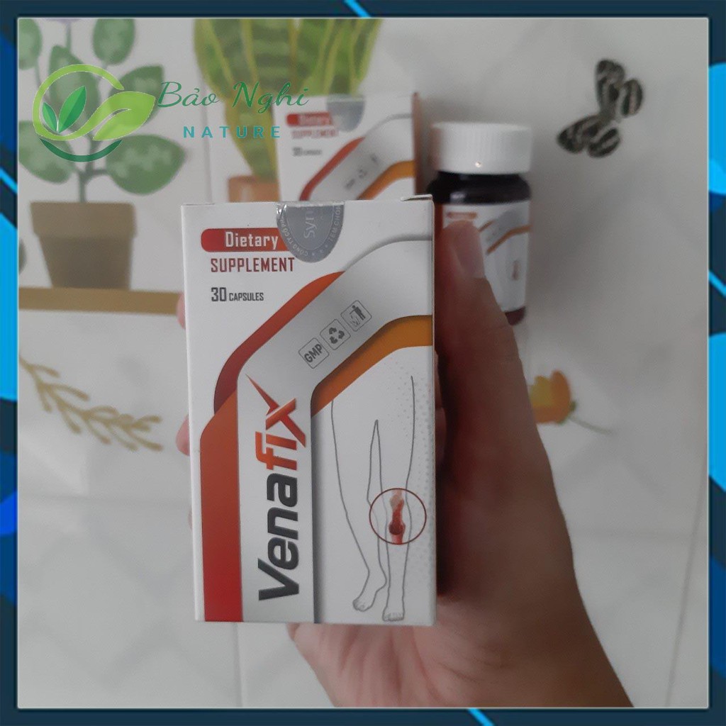 [COMBO 3 HỘP] VIÊN UỐNG VENAFIX - Phòng Ngừa Suy Giảm Tĩnh Mạch Chống Chuột Rút Cho Bắp Chân Khỏe Mạnh - HỘP 30 VIÊN