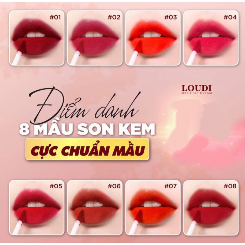 Son Loudi kem lì 8 màu hot trend
