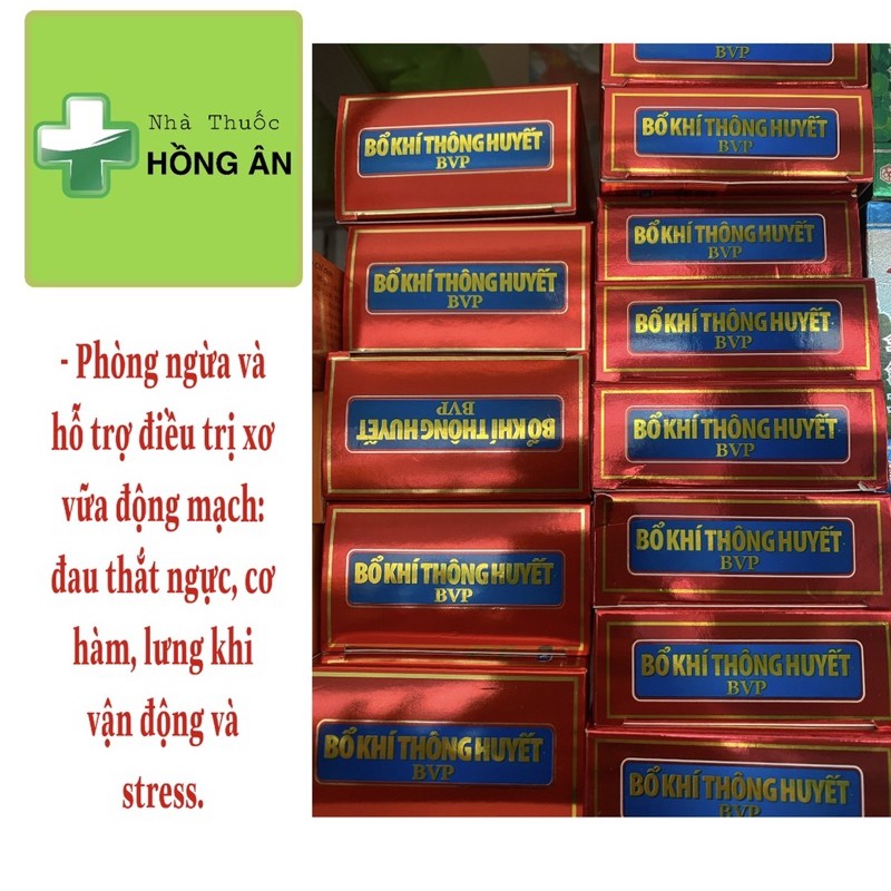 BỔ KHÍ THÔNG HUYẾT BPV ❤️Rối loạn tuần hoàn ở não và ngoại biên như: mệt mỏi, đau đầu, chóng mặt, suy giảm trí nhớ.