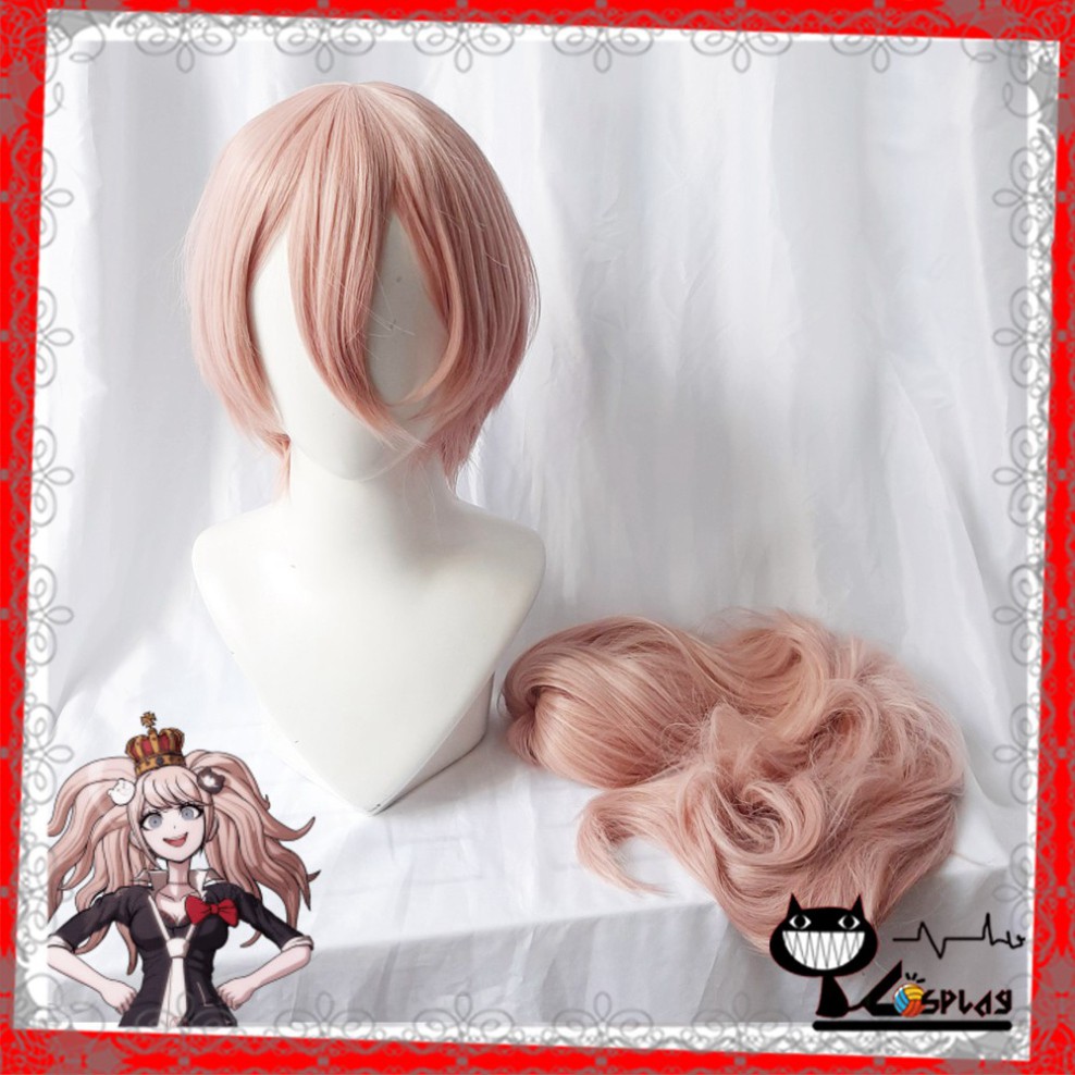 [sẵn] Wig/tóc giả và 2 kẹp tóc gấu cosplay Junko Enoshima - Identity V (Danganronpa) tại MIU SHOP 09