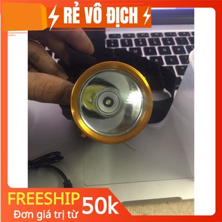 Đèn đeo trán, đeo đầu, chống nước lặn biển, siêu sáng, siêu xa, siêu lâu, pin sạc